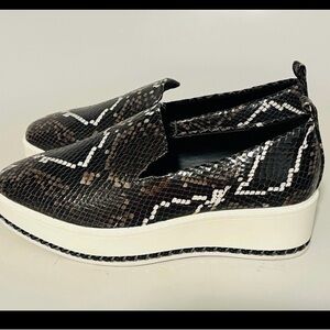 Karl Lagerfeld Leather Platform Slip On
Snake Print
NWOT